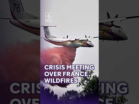 Crisis meeting over France wildfires #France #Wildfires #Bordeaux