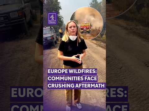 Europe wildfires: Firefighters bring flames under control with difficulties