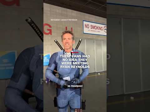 These fans had no idea they were meeting Ryan Reynolds