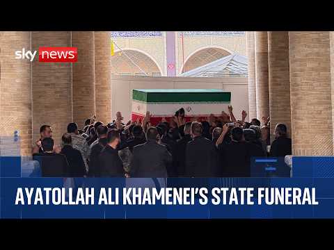 Funeral of Iran’s former supreme leader Ayatollah Ali Khamenei