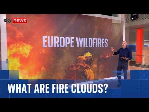 How are ‘fire clouds’ worsening Europe’s wildfires?