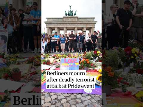 Berliners mourn after deadly terrorist attack at Pride event