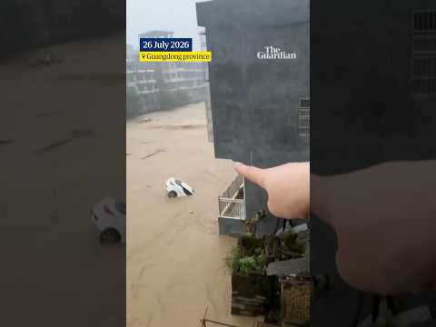 Typhoon Noul brings flooding to southern China