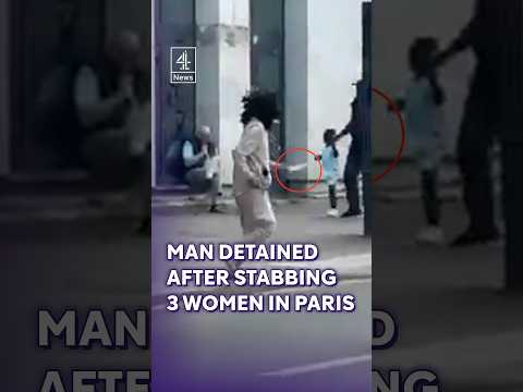 Man detained after knife attack on three women in Paris