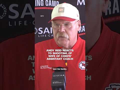 Andy Reid reacts to shooting of wife of Chiefs’ assistant coach