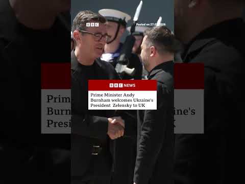 President Zelensky is UK PM Andy Burnham’s first international visitor. #BBCNews