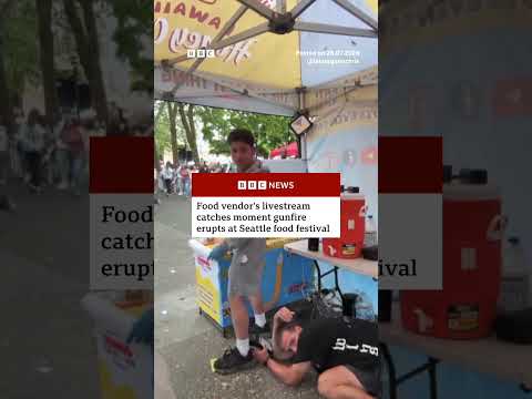 Seattle police still searching for second suspect after shooting at a food festival. #BBCNews