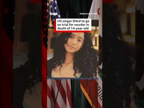 US singer D4vd to go on trial for murder in death of 14-year-old. #BBCNews