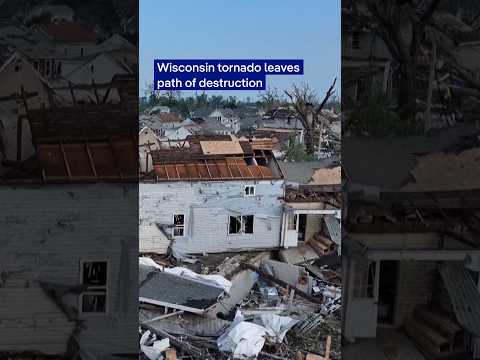 Wisconsin tornado leaves path of destruction | DW News