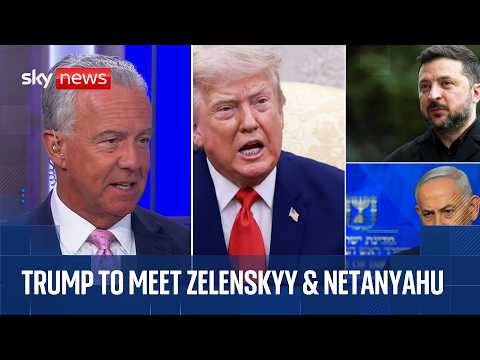 Military analyst Sean Bell previews Trump’s meetings with Zelenskyy and Netanyahu
