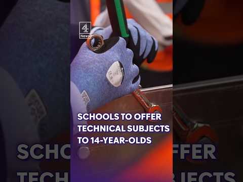 14-year-olds will be able to take technical courses, says Andy Burnham