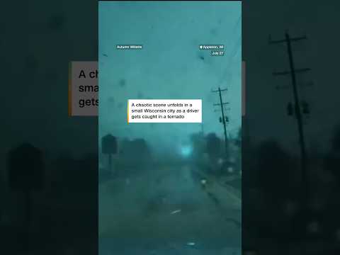 Driver caught in Wisconsin tornado