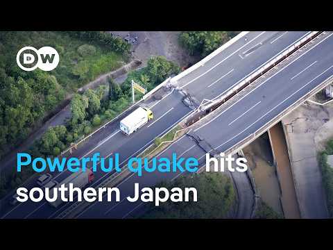 Powerful earthquake hits near Kumamoto city in southern Japan | DW News