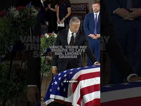 Vance, Thune pay tribute to late Sen. Lindsey Graham