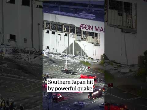 Southern Japan hit by powerful quake