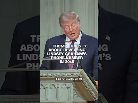 Trump jokes about revealing Lindsey Graham’s phone number in 2015