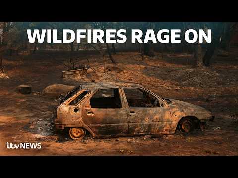 Inside the towns scorched by wildfires in France and Spain