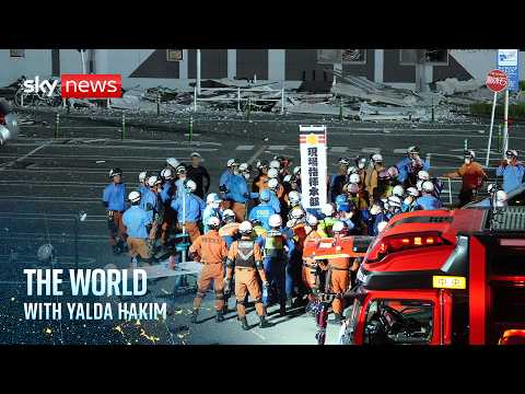 Dozens trapped and several dead after earthquake strikes Japan | The World with Yalda Hakim