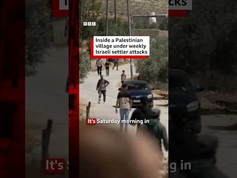 Inside a Palestinian village under weekly Israeli settler attacks. #WestBank #Israeli #BBCNews