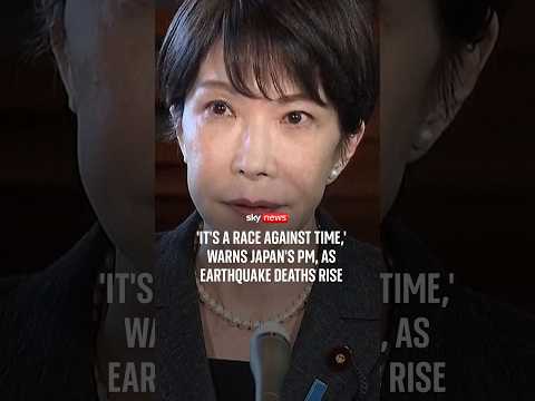 ‘It’s a race against time,’ warns Japan’s PM, as earthquake deaths rise