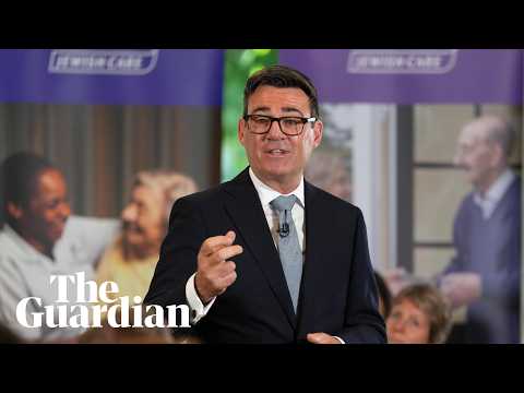 UK PM Andy Burnham to give speech on adult social care – watch live