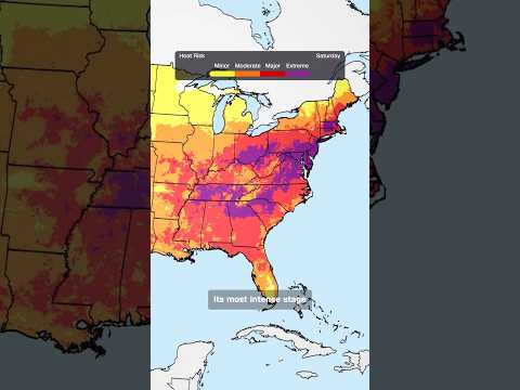 East Coast heat wave hardens Friday and Saturday