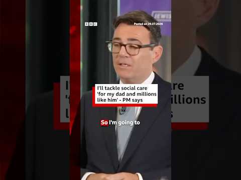 UK PM Andy Burnham has pledged to reform adult social care in England. #BBCNews