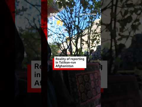 Reality of reporting in Taliban-run Afghanistan. #Taliban #Afghanistan #BBCNews