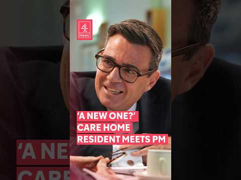 ‘A new one?’ Care home resident meets PM