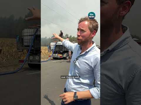 Why is the wildfire in France so hard to put out?