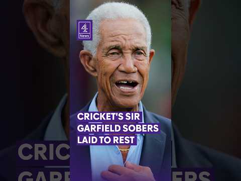 Cricket legend Sir Garfield Sobers honoured with Barbadian state funeral #GarfieldSobers #Cricket