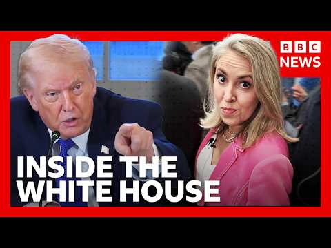 What it’s like to be a reporter in Trump’s White House | BBC News