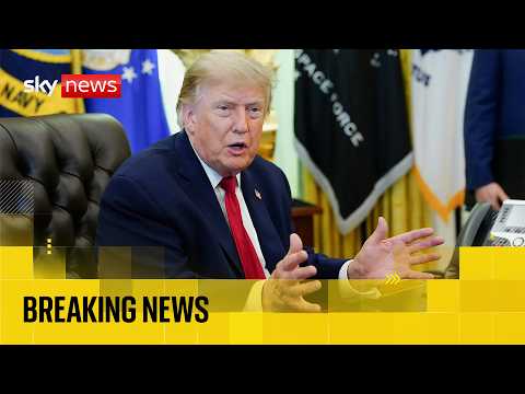 President Trump makes Oval Office announcement