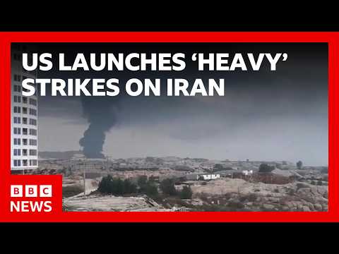 US launches ‘heavy’ strikes on Iran after attempted attack on American troops | BBC News
