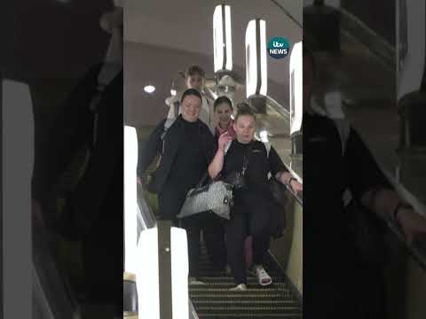 Ukrainians in Kyiv shelter in metro statoin from Russian attacks