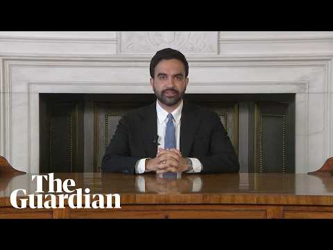 Zohran Mamdani gives speech to mark US’s 250th birthday in New York – watch live