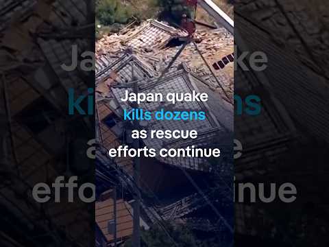 Japan quake kills dozens as rescue efforts continue | DW News