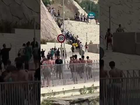 Thousands have crossed into the Spanish territory of Ceuta