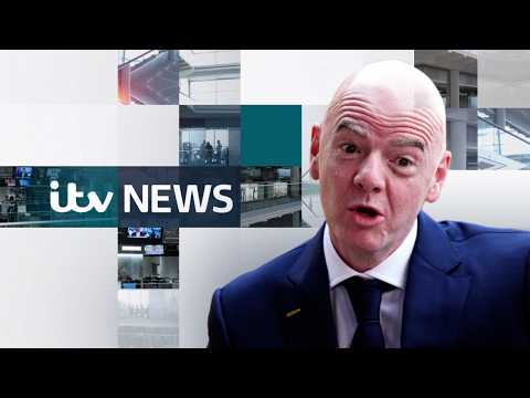 Uefa threatens to boycott World Cup if Fifa sell-off plans go ahead – Watch ITV Evening News LIVE