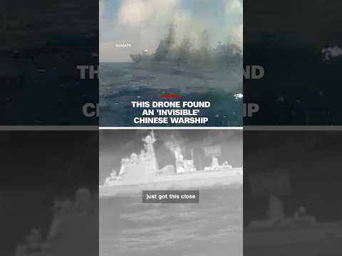 This drone found an ‘invisible’ Chinese warship