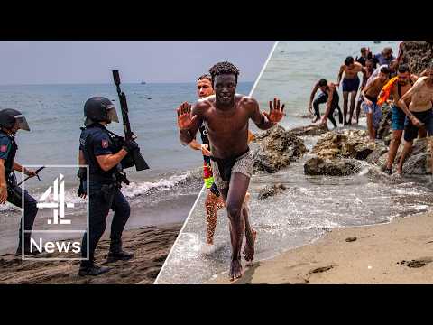 The tiny Spanish territory overrun by migrants