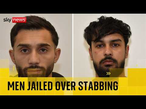 Two men jailed for stabbing TV presenter on street