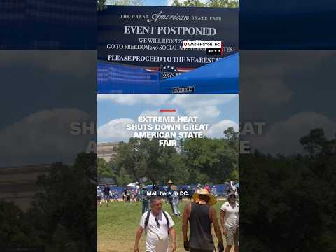 Extreme heat shuts down Great American State Fair
