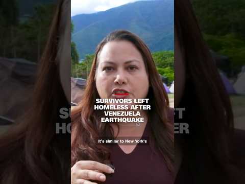 Survivors left homeless after Venezuela earthquake