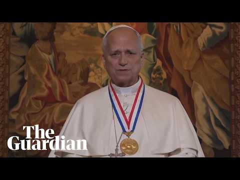 Pope Leo praises US history of welcoming immigrants at 250th birthday