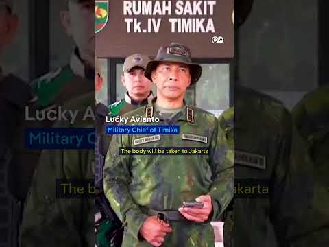Indonesian military recovers body of US pilot killed by rebels | DW News