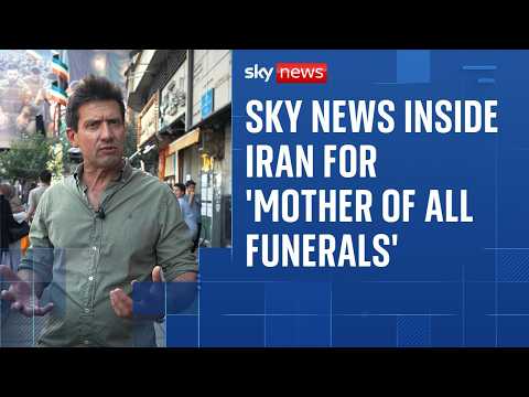 Millions expected to watch funeral processions for Ayatollah Khamenei | Dominic Waghorn analysis