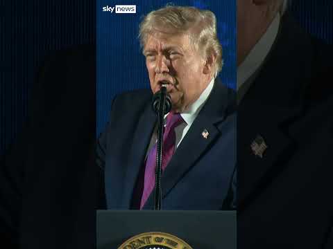 Trump hails invention of air conditioning during speech