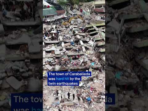 Venezuelan man digs through rubble to find three daughters, ex-wife | DW News