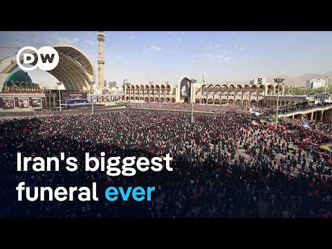 What does Tehran want Washington to see at Khamenei’s huge funeral? | DW News